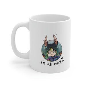 Tighnari I'm All Ears Genshin Impact Funny Mug image 4
