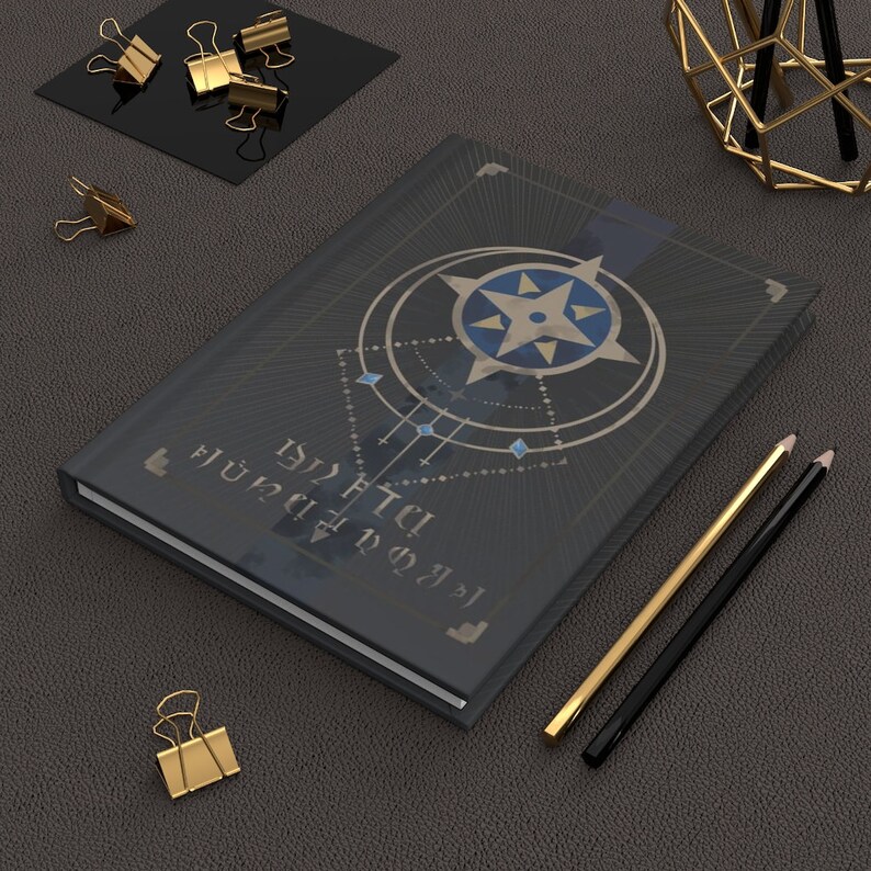 Genshin Adventurer Handbook Hardcover Journal Etsy