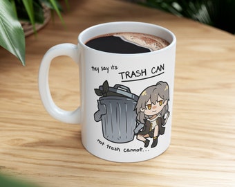 Stelle/Female Trailblazer Trash Can "Inspirational Quote" Honkai Star Rail Funny Mug