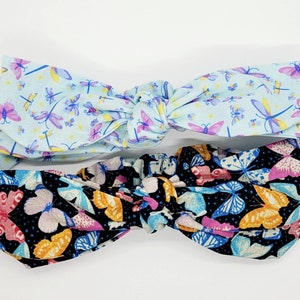 Butterfly headband, baby headband, Bandana headband, tie headband, Valentine&#39;s headband, Bow headband,  Stretchy headband, headband for kids