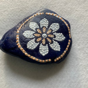Flower design Painted Rock