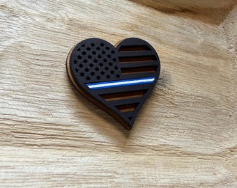 EMS Vent Clip | Paramedic Car Vent Accessory | EMT Gift | First Responder Support | Wooden Vent Clip