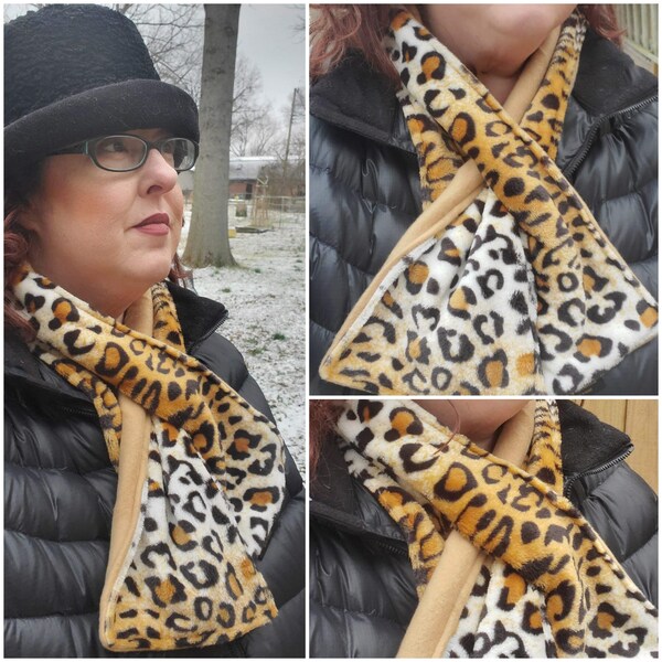 Fleece Keyhole Scarf Etsy