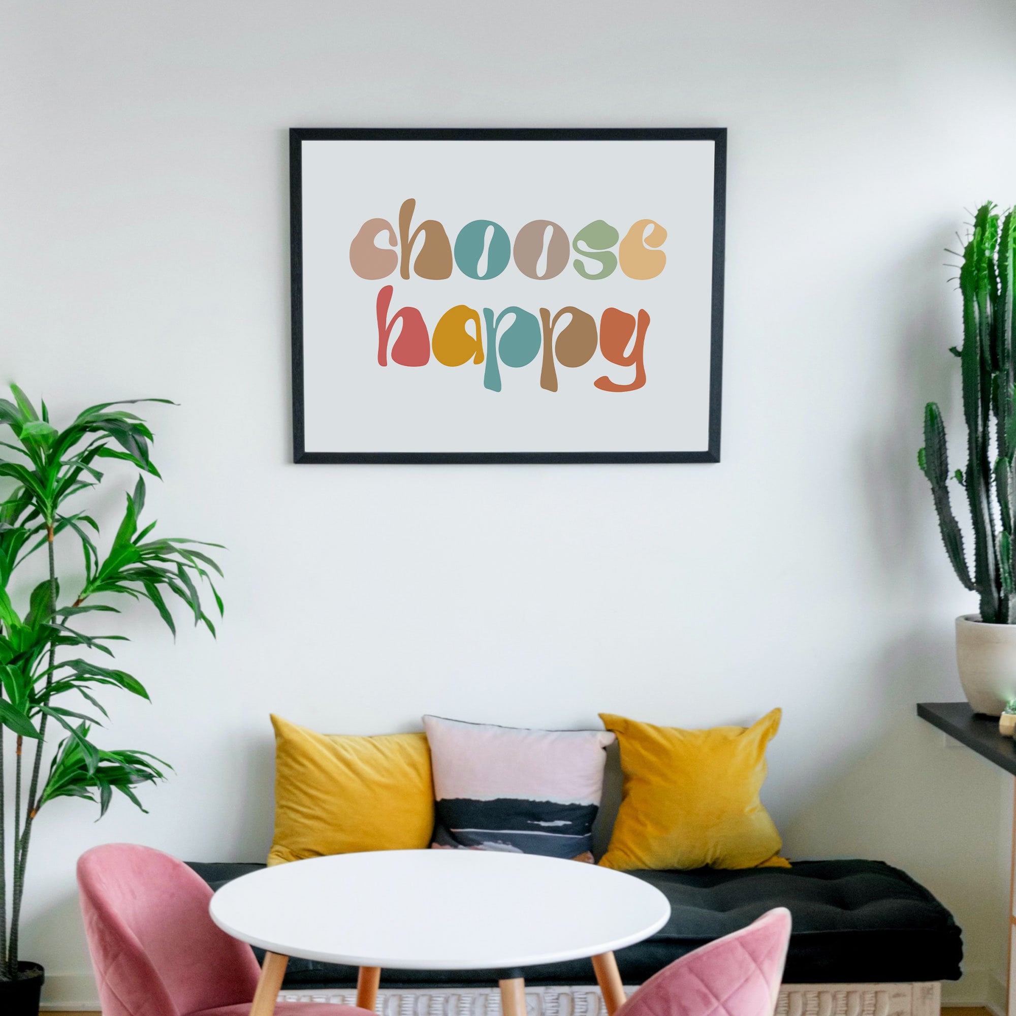 Choisissez Happy Wall Art Printable Positivity Inspirational Etsy