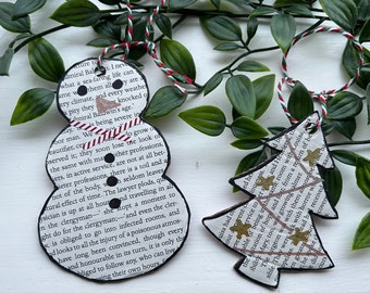 Handmade; Snowman / Christmas tree decoration