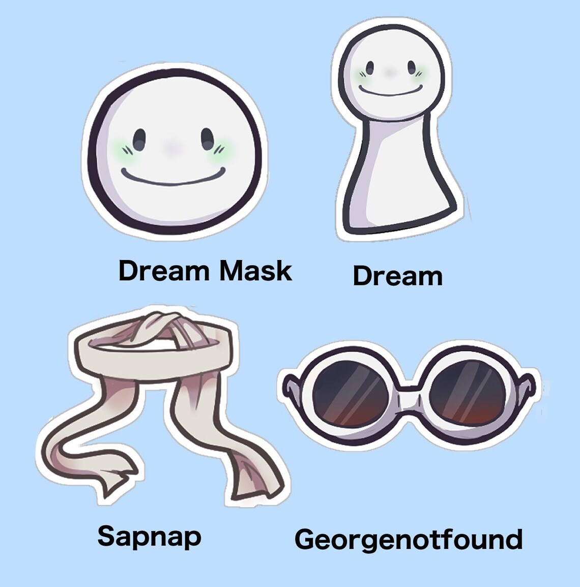 dream team logo dream smp sticker etsy