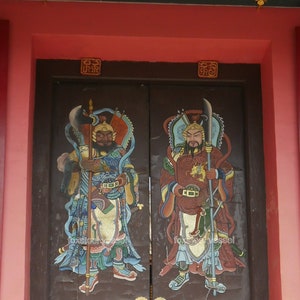 Digital Download Chinese Door God, Door Guard ,Men Shen , Chinese Custom, Ancient Art, Wall Art, Protect home, bring peace & good fortune