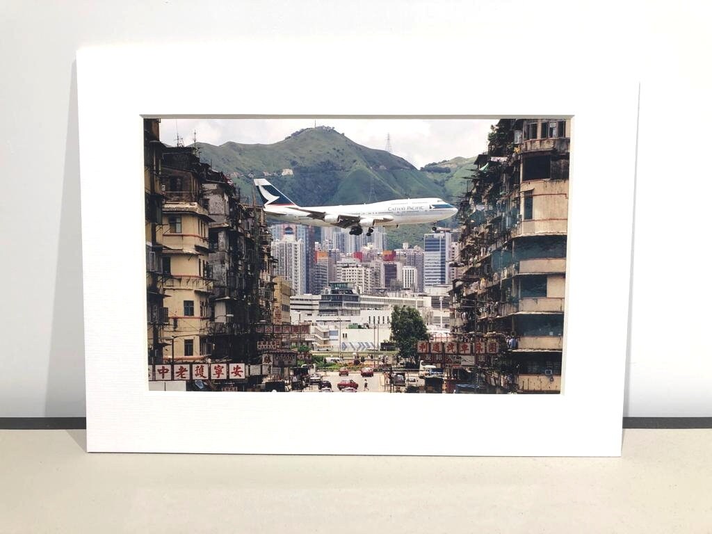 Hong Kong Art Hong Kong Print Airplane Art Airplane - Etsy Hong Kong