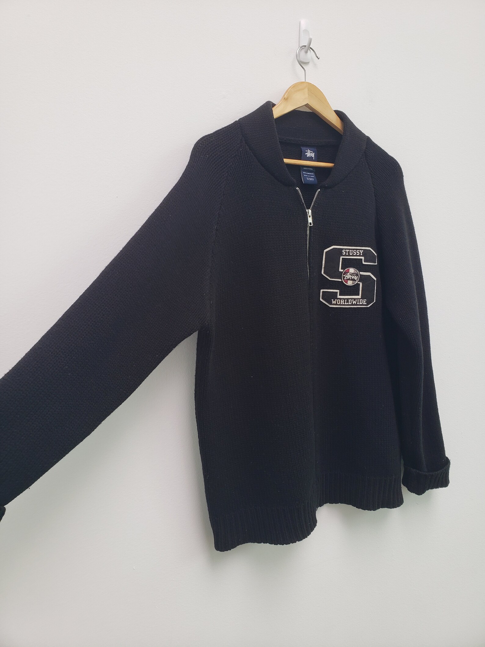 stussy double cable sweater