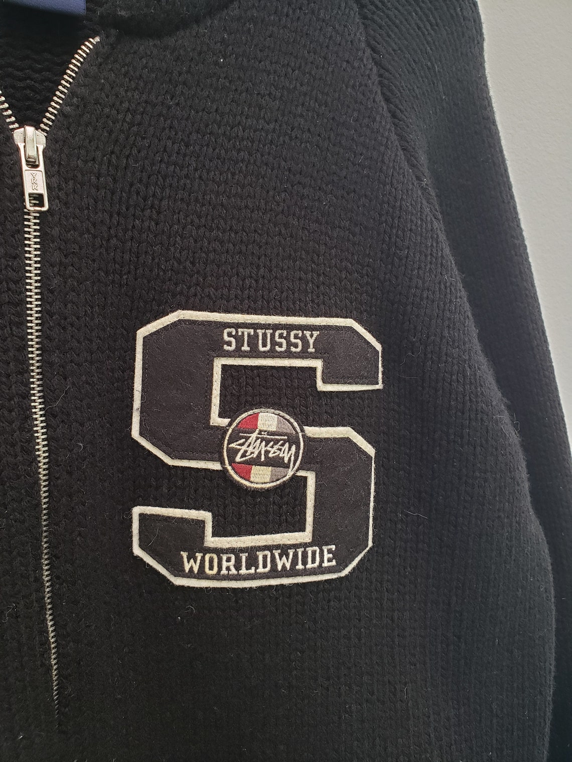 stussy double cable sweater