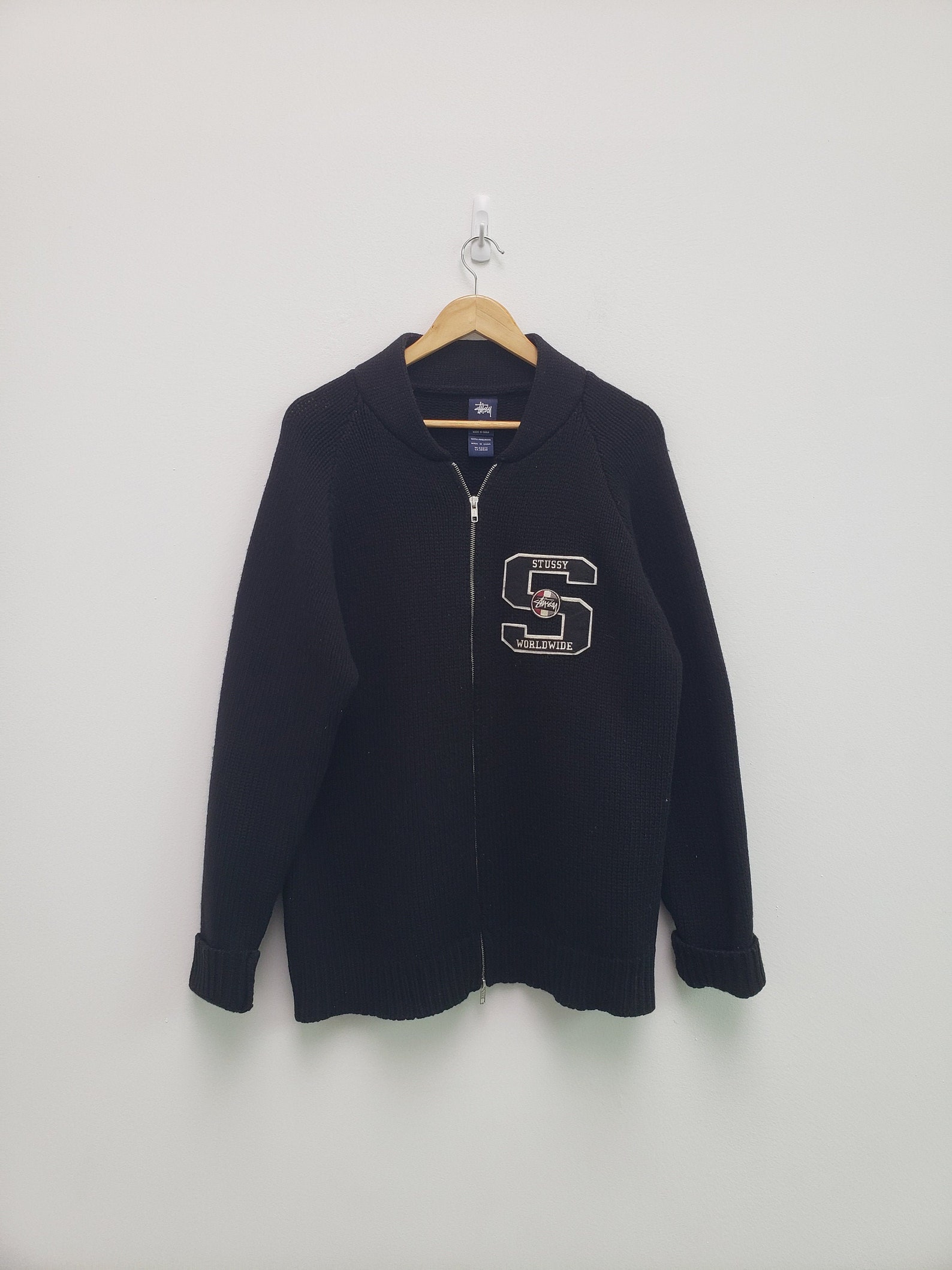 stussy double cable sweater