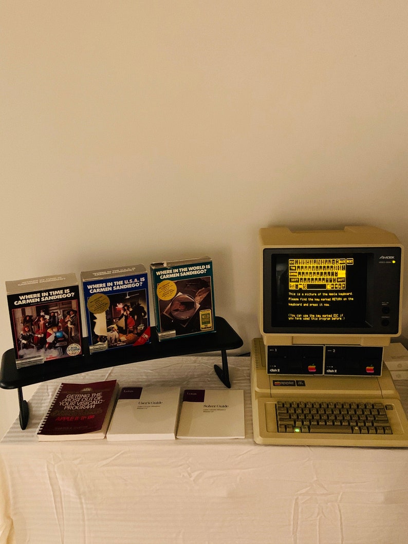 Apple IIe Complete Computer System Includes Many Upgrades ...