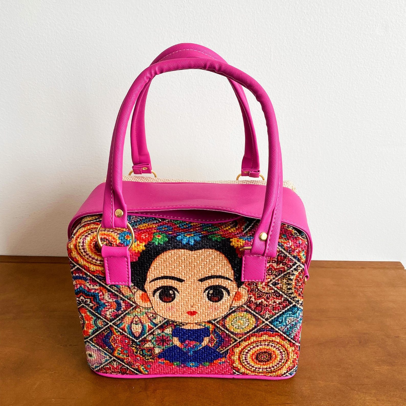 Frida Kahlo Purse Cosmetics Travel Bag Mexican Purse Etsy