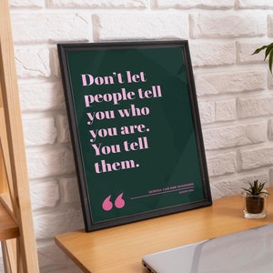 Citazione di Serena Van Der Woodsen / Poster di Gossip Girl / Non lasciare che la gente te lo dica / Parete del soggiorno/camera da letto/cucina / A5/A4/A3/A2/A1/A0