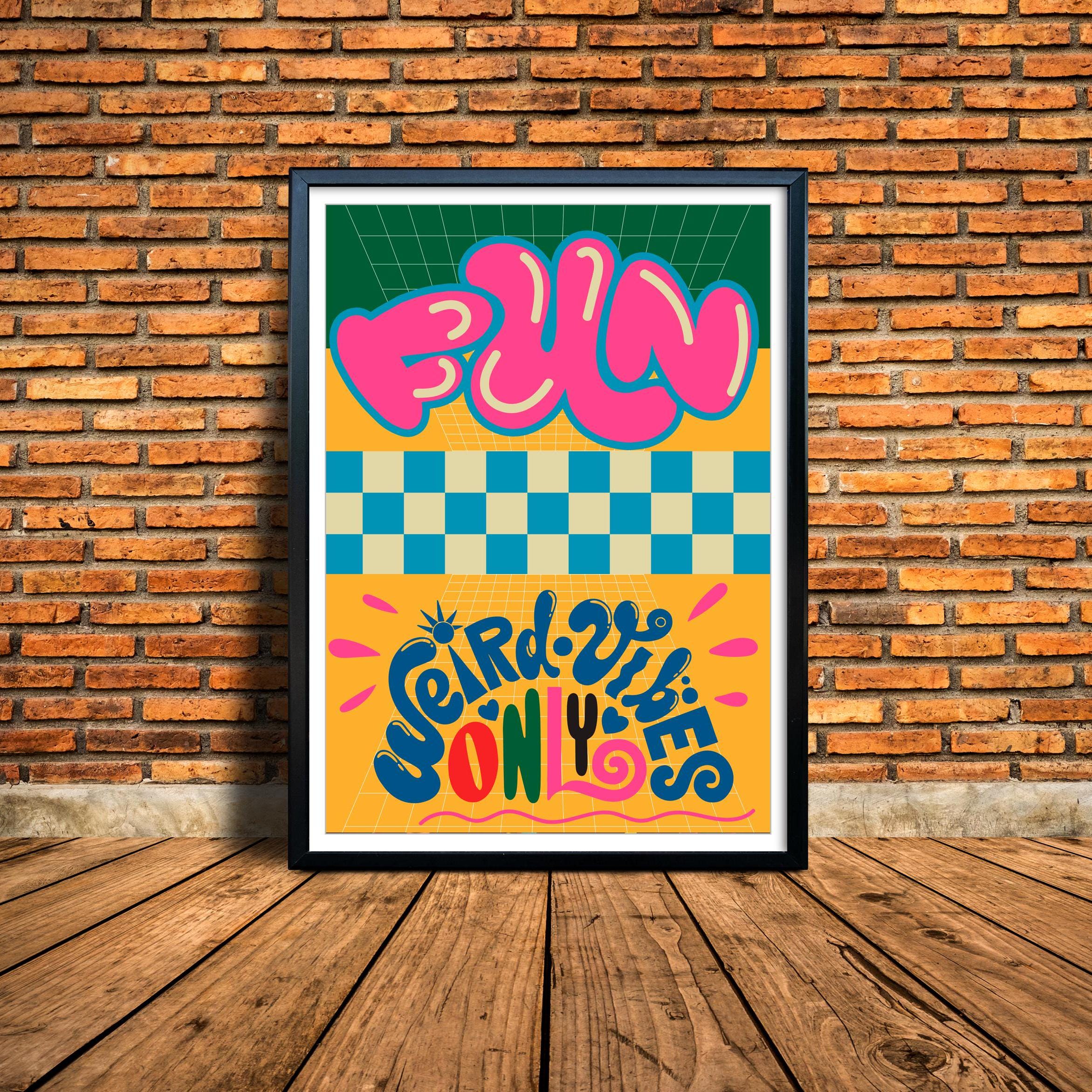 Vintage 90's Rave Inspired Poster | Disco Dance Floor Ecstasy | 90's ...