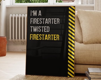 Unofficial Firestarter Inspired Print | Fat of the Land | Keith Flint | Living Room/Bedroom/Kitchen Wall Art | A5/A4/A3/A2/A1/A0