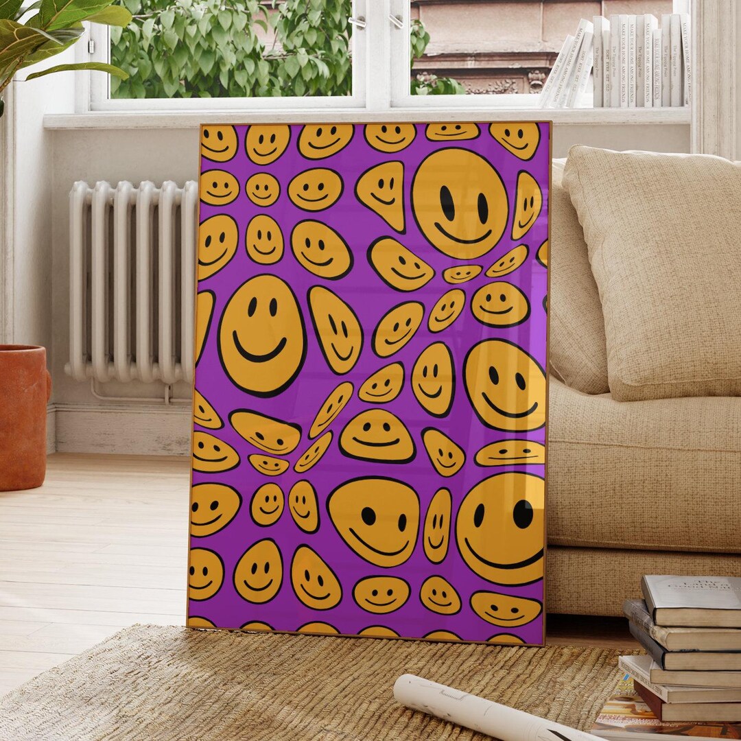 Acid House 90's Rave Inspired Poster | Ecstasy | Mushrooms | 90's Rave ...