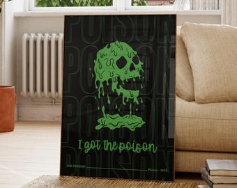 Unofficial Poison Inspired Print | Experience Album Art | Keith Flint | Living Room/Bedroom/Kitchen Wall Art | A5/A4/A3/A2/A1/A0