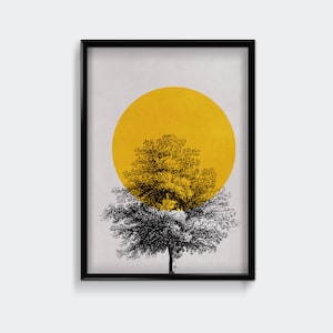 Winter morning Print Poster | Wohndekor | Digitaldrucke | Wandbild | Wohnzimmer/Schlafzimmer/Küche Wandkunst | A5/A4/A3/A2/A1