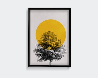 Winter Morning Print Poster | Home Decor | Digital Prints | Gallery Wall | Living Room/Bedroom/Kitchen Wall Art | A5/A4/A3/A2/A1