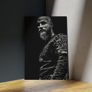 Viking Posters | Viking Prints | Ragnar | Ragnar Lothbrok | Travis Fimmel | Living Room/Bedroom/Kitchen Wall Art | A5/A4/A3/A2/A1/A0