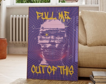 Pull Me Out Of This | Fred Again | House Music | Techno | 90's Rave | Music Print | Living Room/Bedroom/Kitchen Wall Art | A5/A4/A3/A2/A1/A0