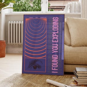 Ich fand dich schön | Wieder Fred | Haus | Technik | 90er Jahre Rave | Musik-Druck | Wohnzimmer/Schlafzimmer/Küche Wall Art | A5/A4/A3/A2/A1/A0