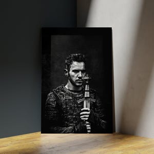 Viking Poster Prints | Bishop Heahmund | Christian | Jonathan Rhys Meyers | Living Room/Bedroom/Kitchen Wall Art | A5/A4/A3/A2/A1/A0