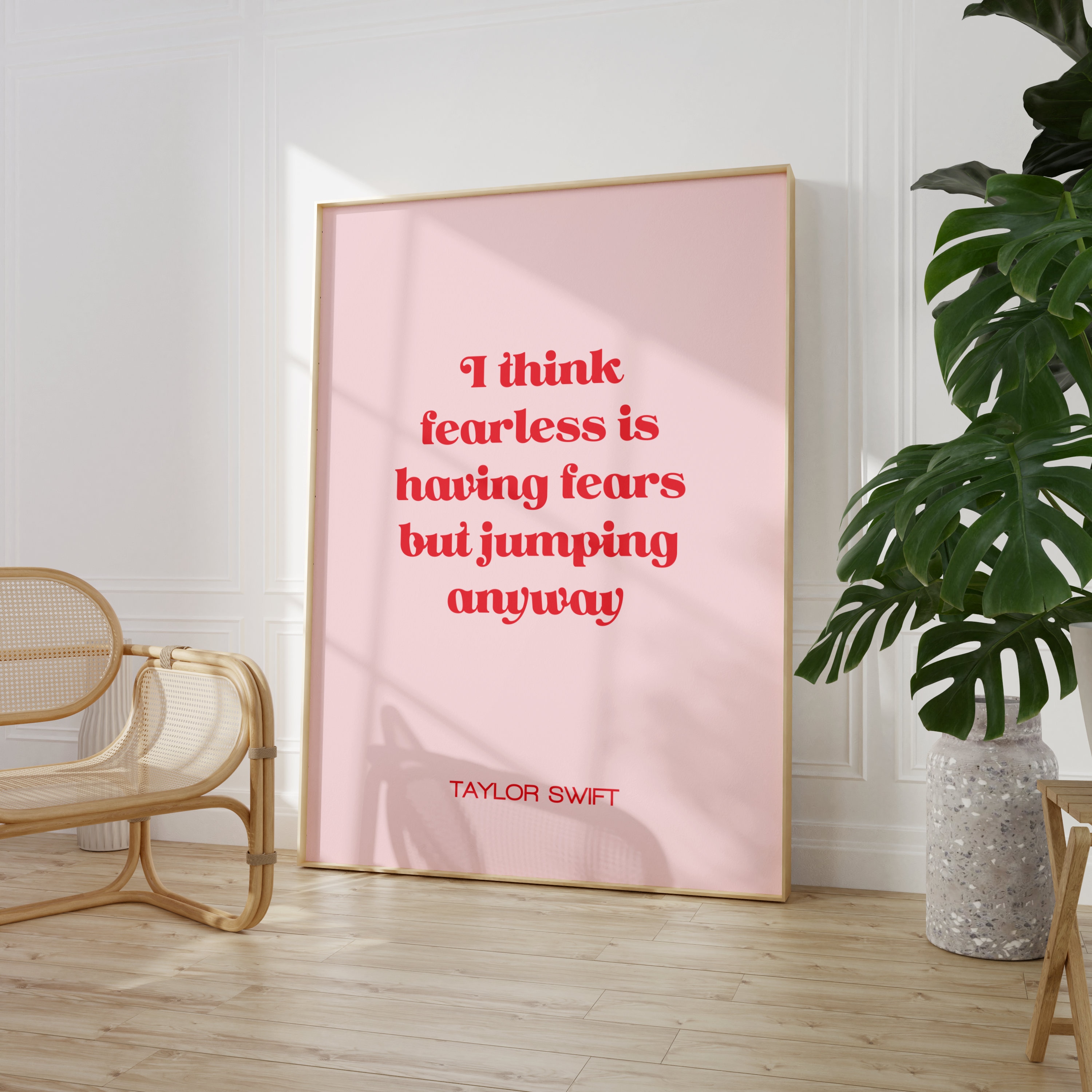 Taylor Swift Quote | Typographic Quote Print | Fearless Taylor Swift Quote | Typographic Quote Print | Fearless