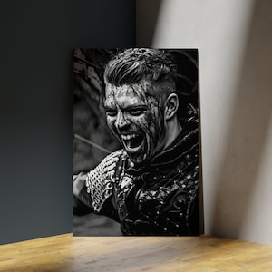 Ivar The Boneless Print | Viking Poster Prints | Odin | Thor | Norse | Pagan | Living Room/Bedroom/Kitchen Wall Art | A5/A4/A3/A2/A1/A0