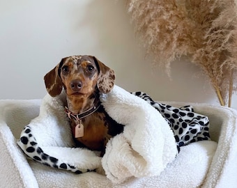 Luxury Cosy Sack, Snuggle Sack, Dachshund Snuggle Sack, Dog Bed