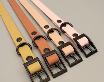 Waterproof BioThane Dachshund Leash and Collar Set, Small Dog Accessories, UK Made