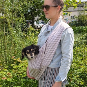 Dachshund Sling, Lightweight Dog Sling, Dog Carry Bag