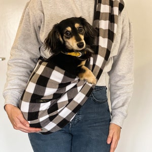 Dachshund Sling, Dog Sling, Dog Carry Bag, Dachshund Carrier, Dachshund Bag image 8