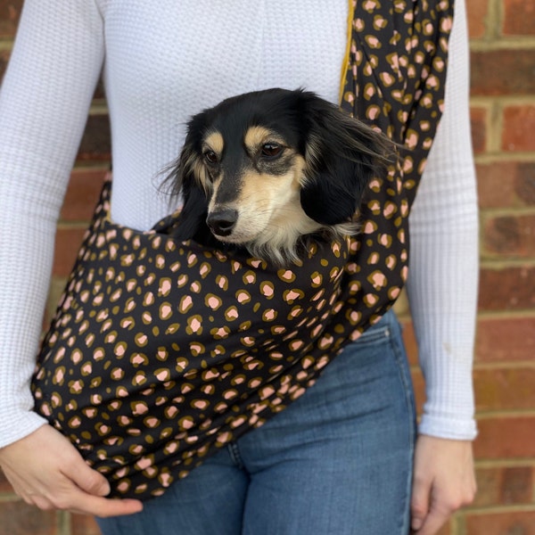 Dachshund Sling, Lightweight Dog Sling, Dog Carry Bag, Italian Greyhound Sling, Small Dog Sling