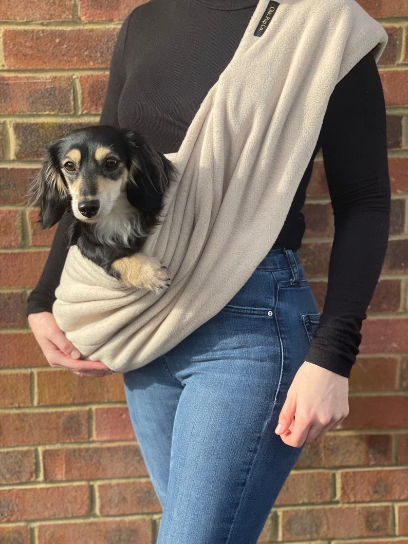 Dachshund Sling, Dog Sling, Dog Carry Bag, Dachshund Carrier, Dachshund Bag image 1