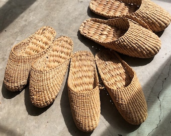 seagrass slippers