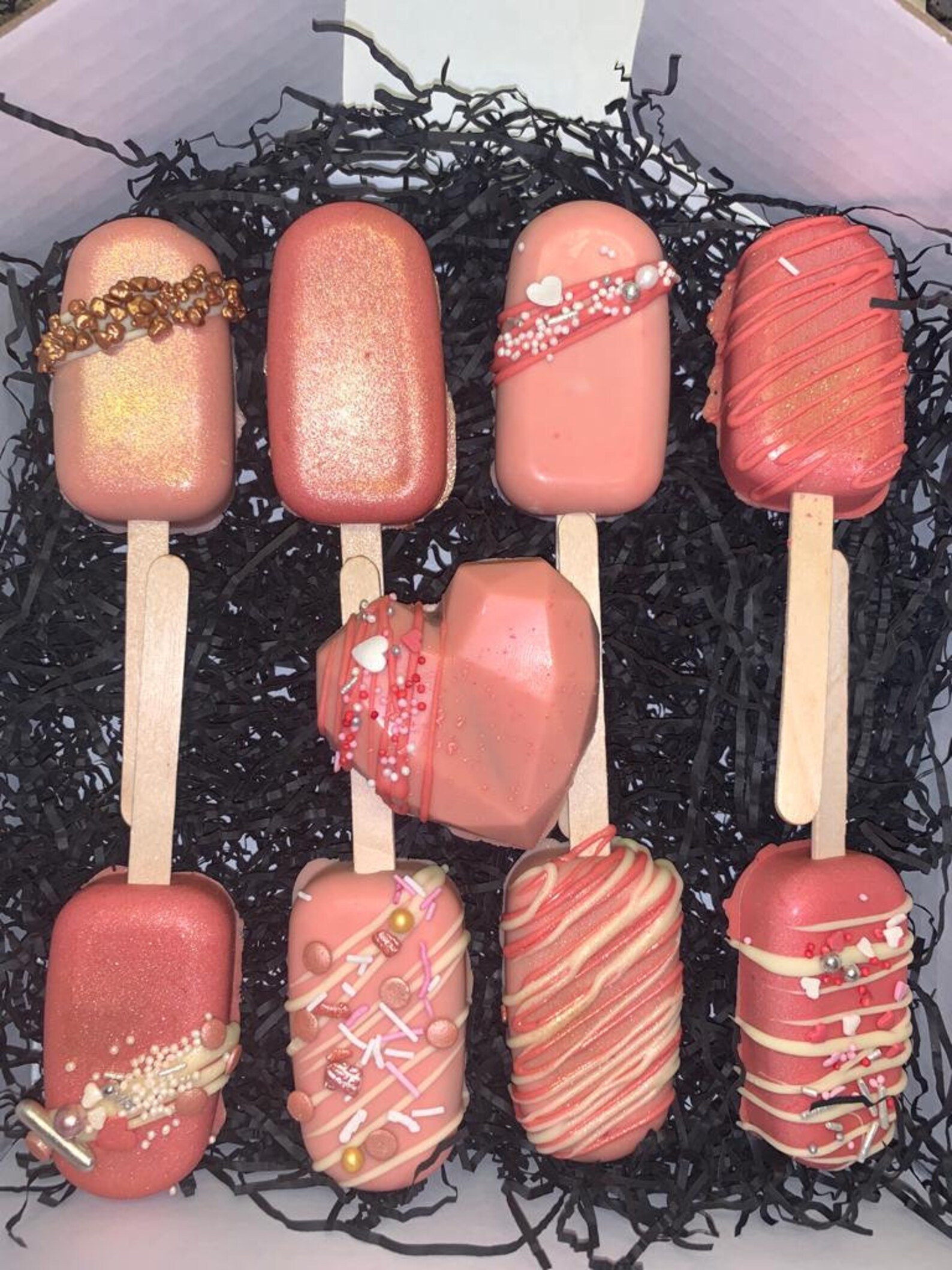 Mini Cakesicle Box 8 Pieces Eggless option available Etsy