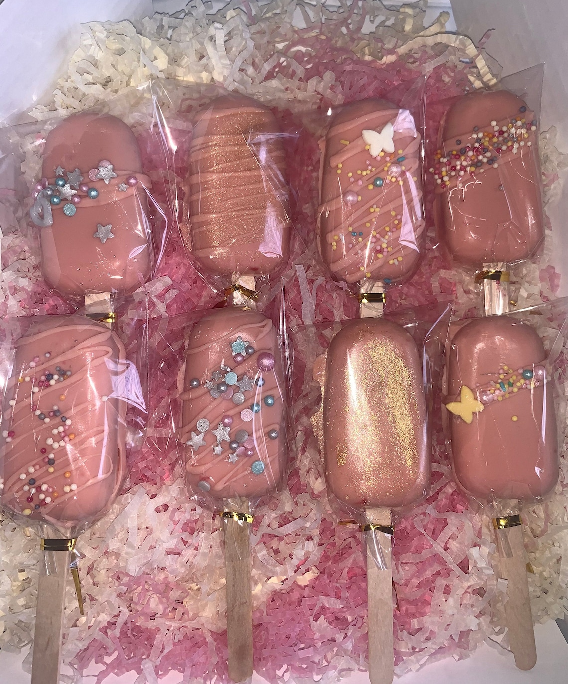 Mini Cakesicle Box 8 Pieces Eggless option available Etsy