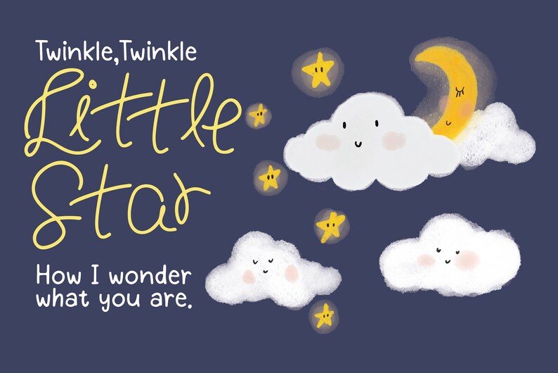 children books Cute Hand written font Sugar Dream OTF,TTF format for Christmas card decorations or party product logo. pets content