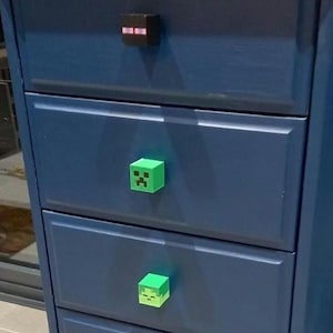 Minecraft Drawer Knobs – TNT & Creeper Handles  Gamer Gift  Kids Room Nursery Decor