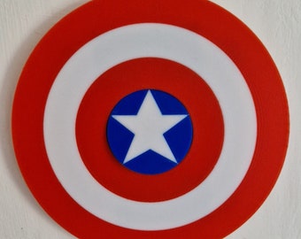 Cubierta del interruptor de luz maravilla superhéroe capitán américa temática hecha a medida