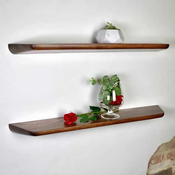 Custom Wall Floating Shelves, Stylish Wooden Shelf, Wall shelf for living room, Wood Wall Decor, Bathroom Modern Shelves, Handcrafted shelf