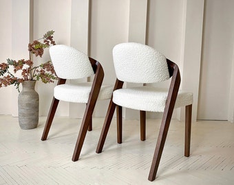 Contemporary "ANDY" Chairs for Dining room, Customization Solid Wood Chairs - best choise for very comfortable and prolonged sitting