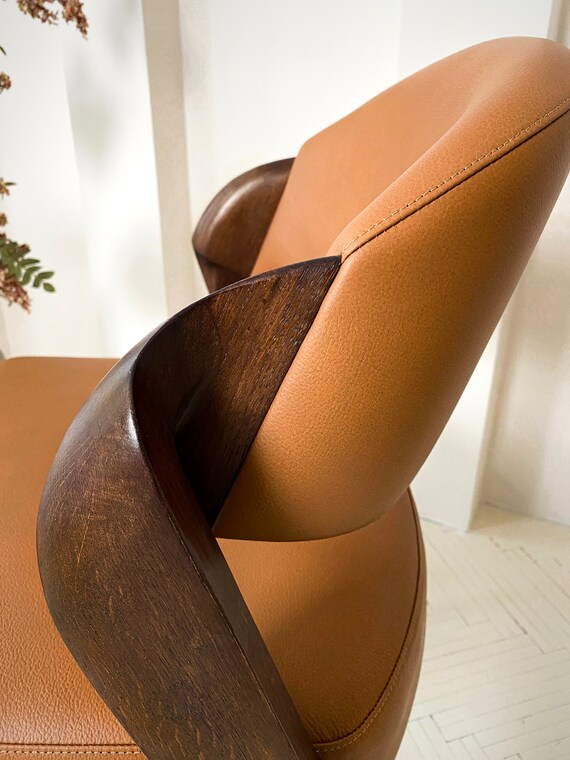 Long leather chair sale