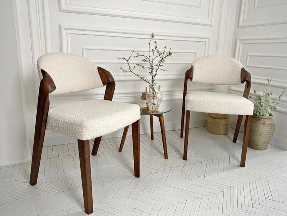 Upholstered Chair andy Completely Custom Chairs Executive and Ergonomic Chairs for Stylish Dining Room Accent Chair Boucle Chairs Etsy