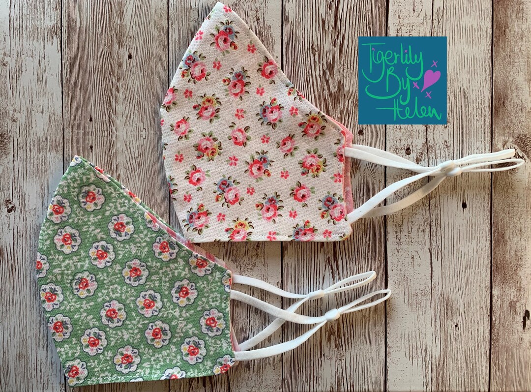 Cath Kidston Triple Layer Fabric Face Mask Etsy