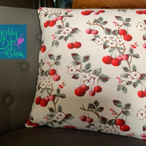 Cath Kidston Cherry Sprig Cushion Cover