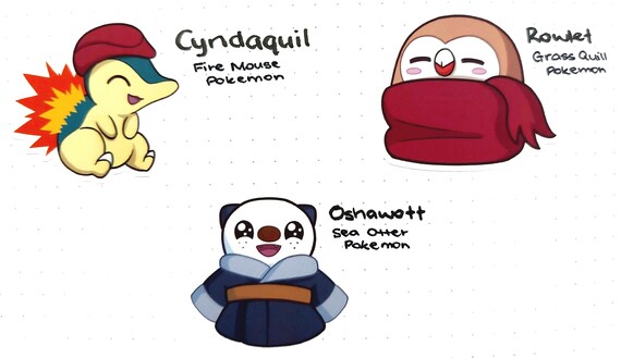 Pokemon Legends Arceus Starters Etsy Pokemon Legends Arceus Starters Etsy
