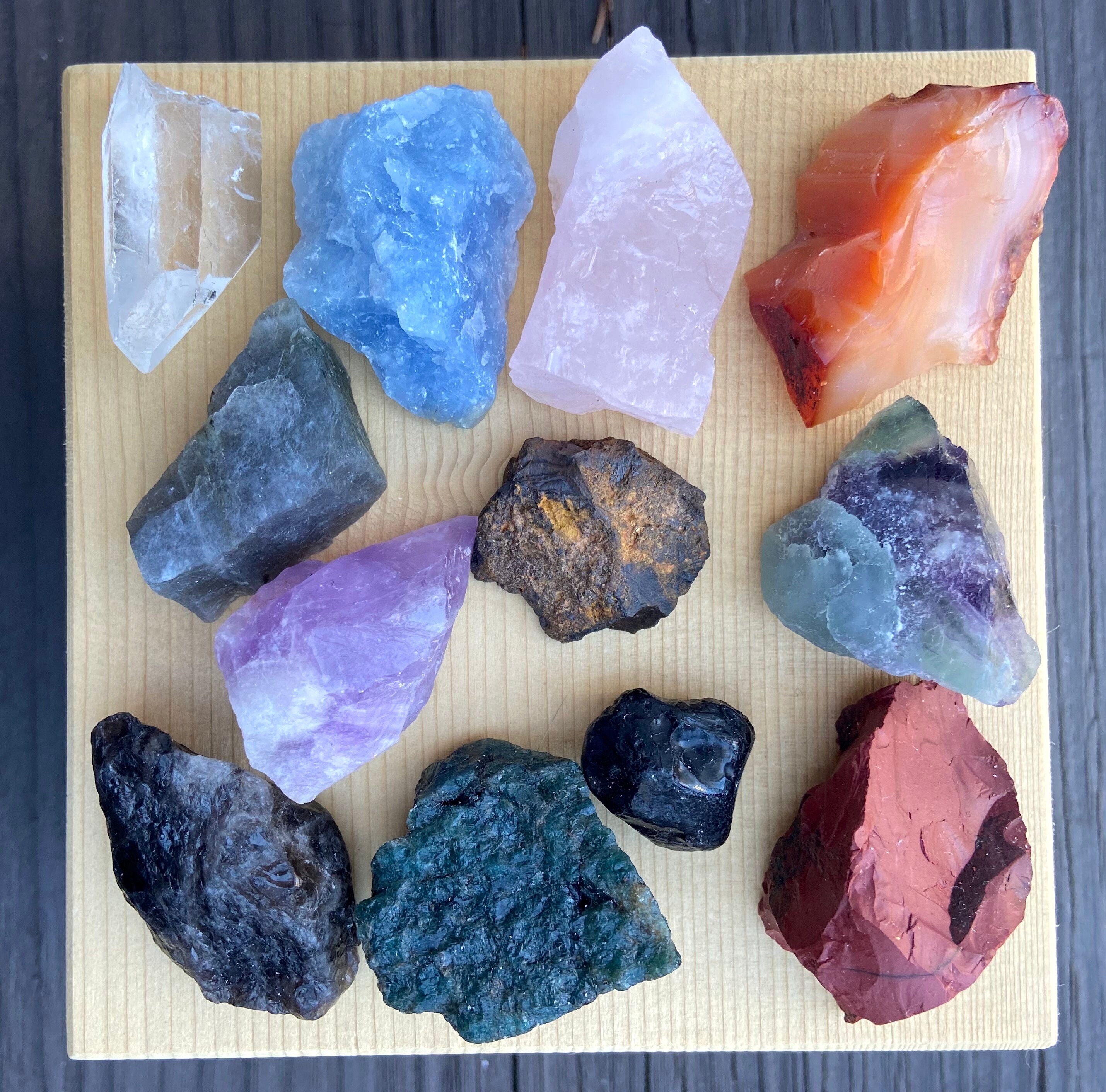 Ethically Sourced Crystal Set Raw Grade A/AA Stones 12 Etsy